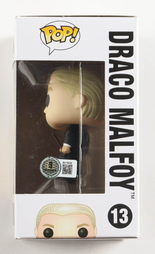 Tom Felton Signed "Harry Potter" #13 Draco Malfoy Funko Pop! Vinyl Figure (Beckett) at PristineAuction.com Tom Felton Signed "Harry Potter" #13 Draco Malfoy Funko Pop! Vinyl Figure (Beckett) at PristineAuction.com