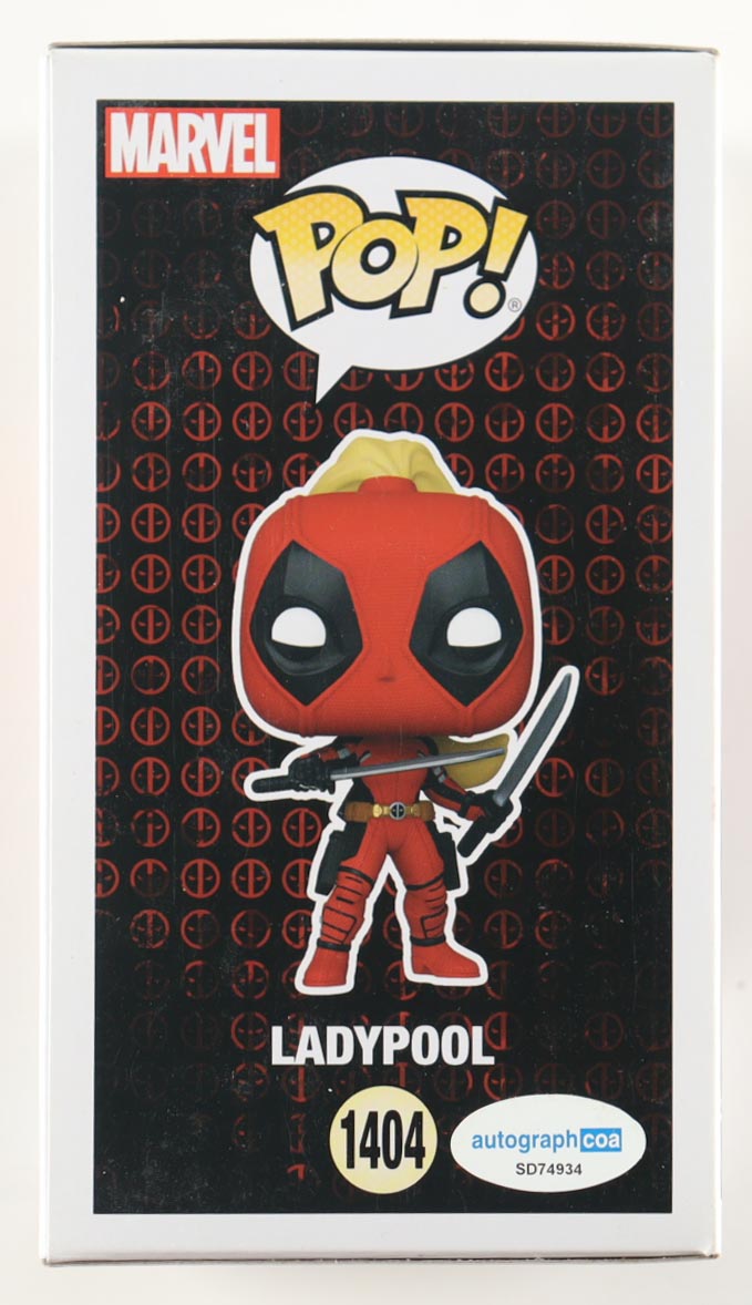 Blake Lively Signed "Deadpool & Wolverine" #1404 Ladypool Funko Pop! Vinyl Figure (ACOA) at PristineAuction.com Blake Lively Signed "Deadpool & Wolverine" #1404 Ladypool Funko Pop! Vinyl Figure (ACOA) at PristineAuction.com