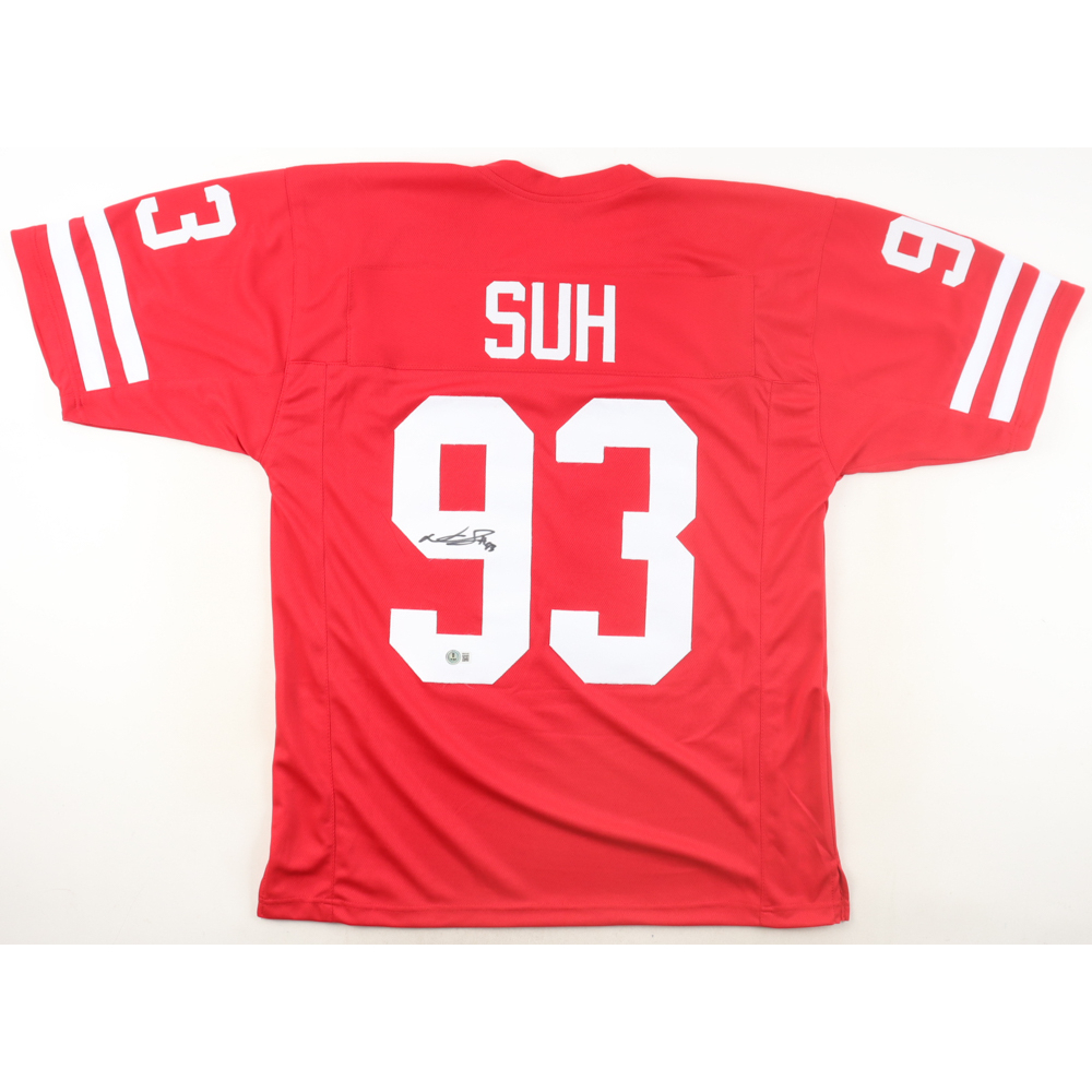 Ndamukong Suh Signed Jersey (Beckett) at PristineAuction.com