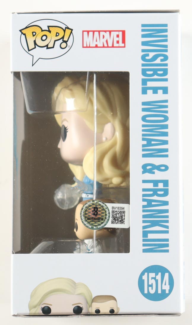 Vanessa Kirby Signed "The Fantastic Four: First Steps" #1514 Invisible Woman & Franklin Bobble-Head Funko Pop! Vinyl Figure (Beckett) at PristineAuction.com Vanessa Kirby Signed "The Fantastic Four: First Steps" #1514 Invisible Woman & Franklin Bobble-Head Funko Pop! Vinyl Figure (Beckett) at PristineAuction.com