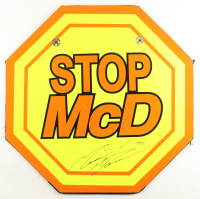 Michael McDowell Signed "Stop McD" Race-Used Pit Board (PA) at PristineAuction.com