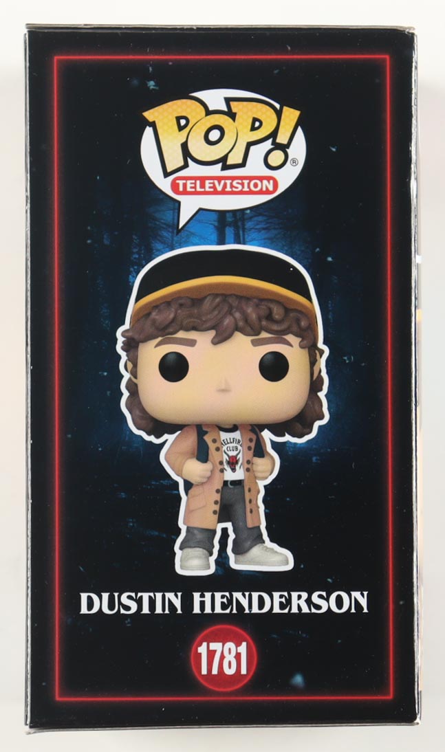 Gaten Matarazzo Signed "Stranger Things" #1781 Dustin Henderson Funko Pop! Vinyl Figure (Beckett) at PristineAuction.com Gaten Matarazzo Signed "Stranger Things" #1781 Dustin Henderson Funko Pop! Vinyl Figure (Beckett) at PristineAuction.com