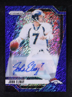 John Elway 2024 Panini Prizm Blue Shimmer Autographs #89 #13/25 at PristineAuction.com