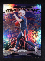Drake Maye 2024 Panini Prizm Fireworks #22 RC at PristineAuction.com