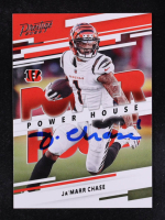 Ja'Marr Chase Signed 2024 Panini Contenders #21 (Beckett) at PristineAuction.com