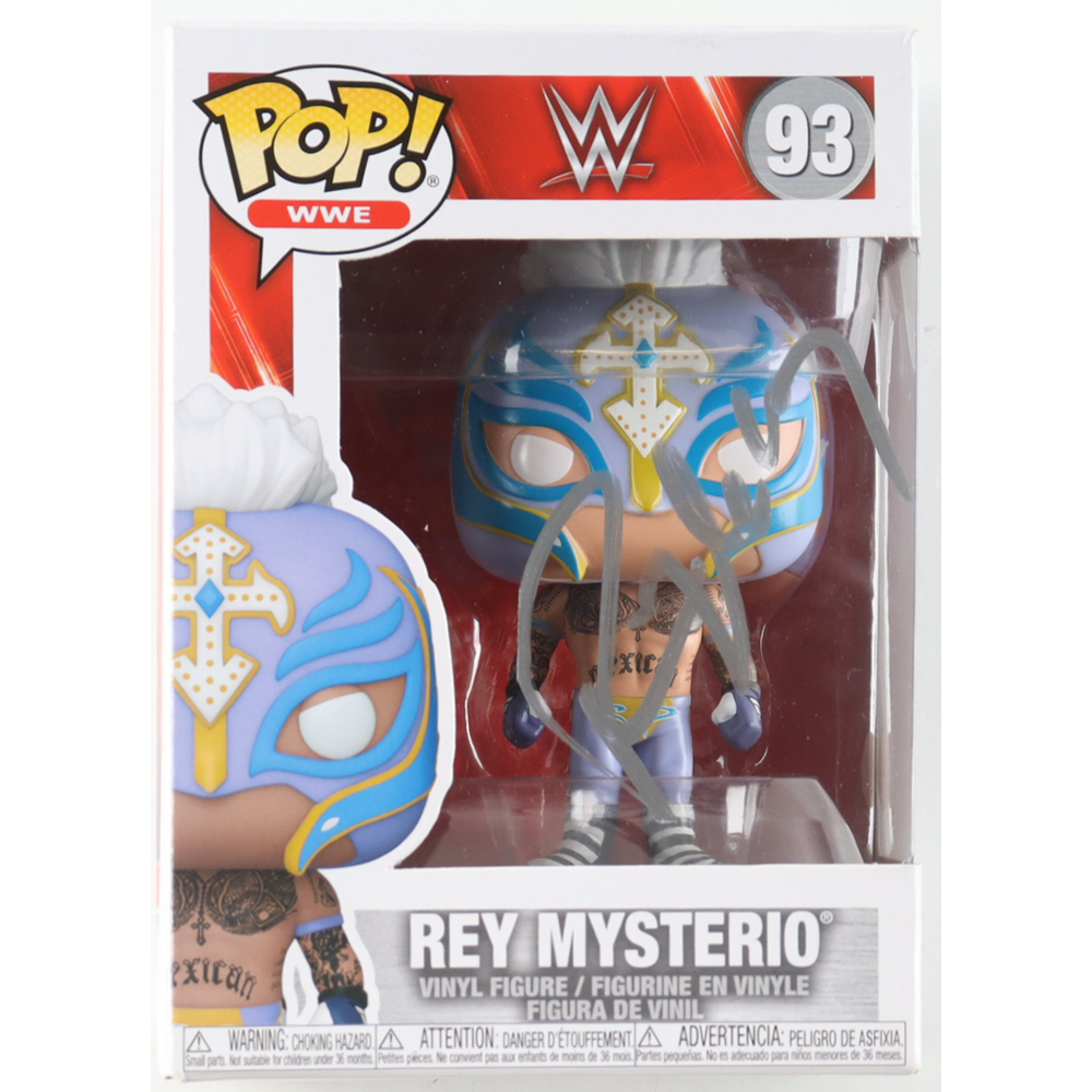 Rey Mysterio Signed WWE #93 Funko Pop! Vinyl Figure (JSA) at PristineAuction.com