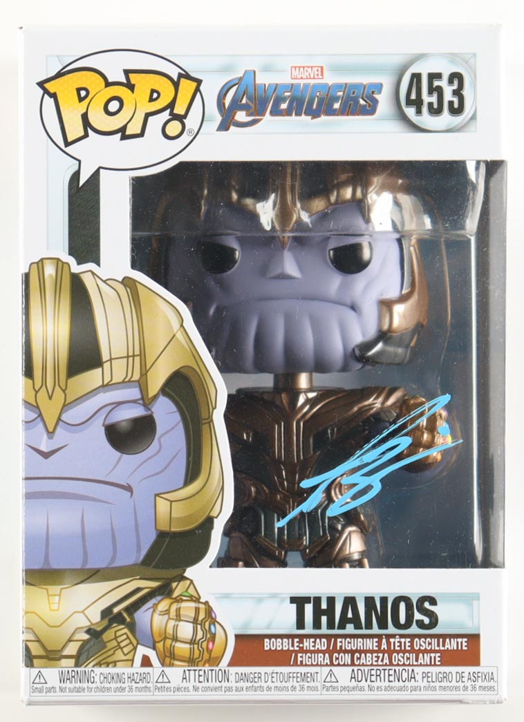Josh Brolin Signed "Avengers" #453 Thanos Bobble-Head Funko Pop! Vinyl Figure (Beckett) at PristineAuction.com Josh Brolin Signed "Avengers" #453 Thanos Bobble-Head Funko Pop! Vinyl Figure (Beckett) at PristineAuction.com