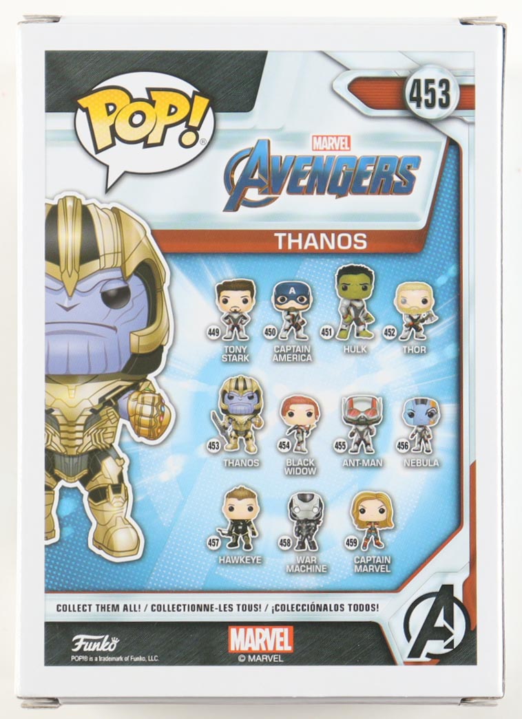 Josh Brolin Signed "Avengers" #453 Thanos Bobble-Head Funko Pop! Vinyl Figure (Beckett) at PristineAuction.com Josh Brolin Signed "Avengers" #453 Thanos Bobble-Head Funko Pop! Vinyl Figure (Beckett) at PristineAuction.com