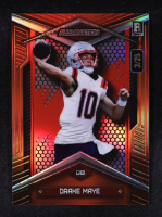 Drake Maye 2024 Wild Card Alumination Raywave Orange #BC-DM RC #3/25 at PristineAuction.com