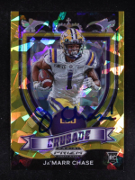 Ja'Marr Chase Signed 2021 Panini Prizm Draft Picks Prizms Gold Ice #162 RC (Beckett) at PristineAuction.com