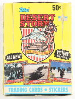 1991 Topps Desert Storm Series 1 Trading Card Box with (36) Packs at PristineAuction.com