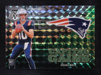 Drake Maye 2024 Panini Mosaic Capital Gains #21 RC at PristineAuction.com