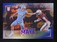 Drake Maye 2024 Panini Luminance Blue #177 RC #094/150 at PristineAuction.com