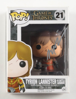 Peter Dinklage Signed "Game of Thrones" #21 Tyrion Lannister In Battle Armor Funko Pop! Vinyl Figure (Beckett) at PristineAuction.com