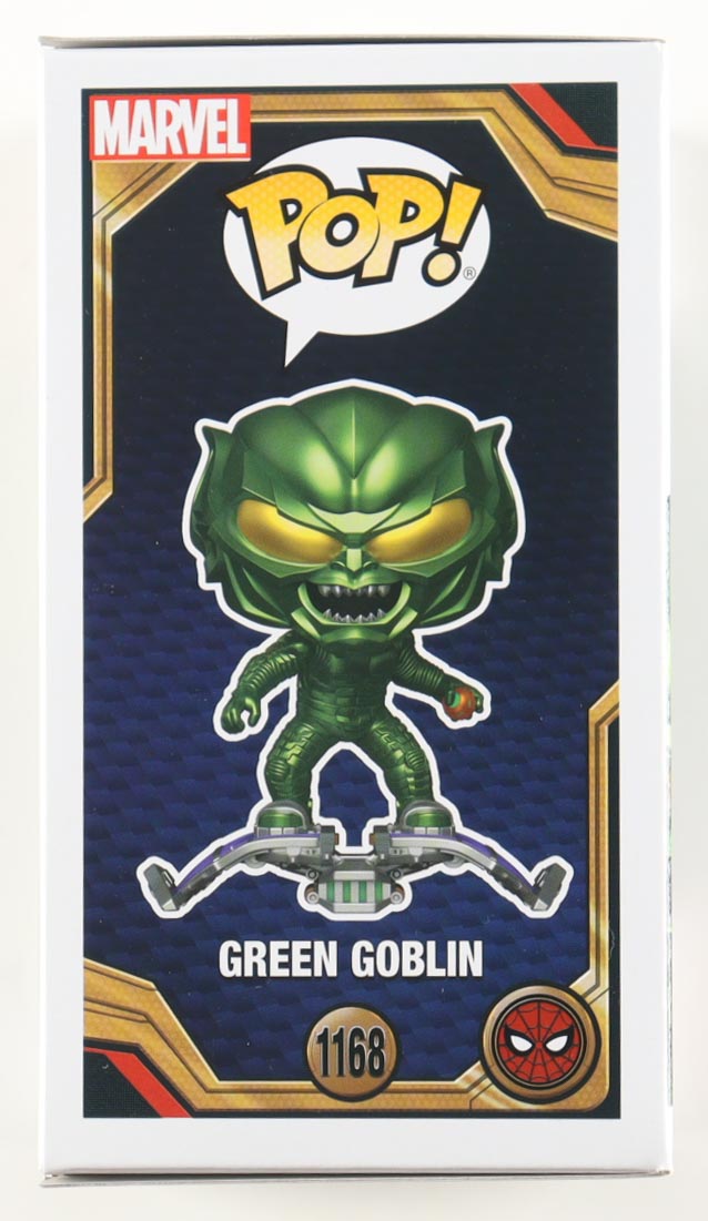 Willem Dafoe Signed "Spider-Man: No Way Home" #1168 Green Goblin Bobble-Head Funko Pop! Vinyl Figure (Beckett) at PristineAuction.com Willem Dafoe Signed "Spider-Man: No Way Home" #1168 Green Goblin Bobble-Head Funko Pop! Vinyl Figure (Beckett) at PristineAuction.com