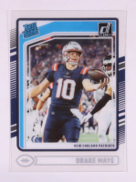 Drake Maye 2024 Panini Clearly Donruss RR #53 RC at PristineAuction.com