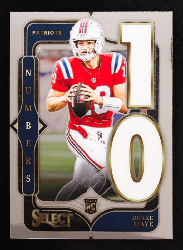 Drake Maye 2024 Select Select Numbers #20 RC at PristineAuction.com Drake Maye 2024 Select Select Numbers #20 RC at PristineAuction.com