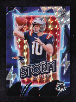 Drake Maye 2024 Panini Mosaic Storm #3 RC at PristineAuction.com