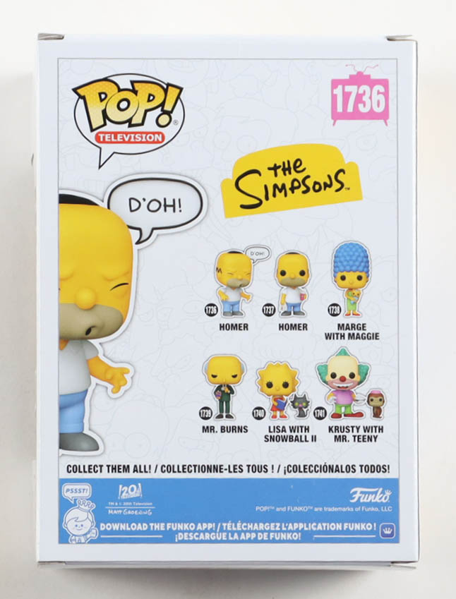 Dan Castellaneta Signed "The Simpsons" #1736 Homer Funko Pop! Vinyl Figure (Beckett) at PristineAuction.com Dan Castellaneta Signed "The Simpsons" #1736 Homer Funko Pop! Vinyl Figure (Beckett) at PristineAuction.com