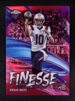 Drake Maye 2024 Topps Chrome Finesse #F-2 RC at PristineAuction.com