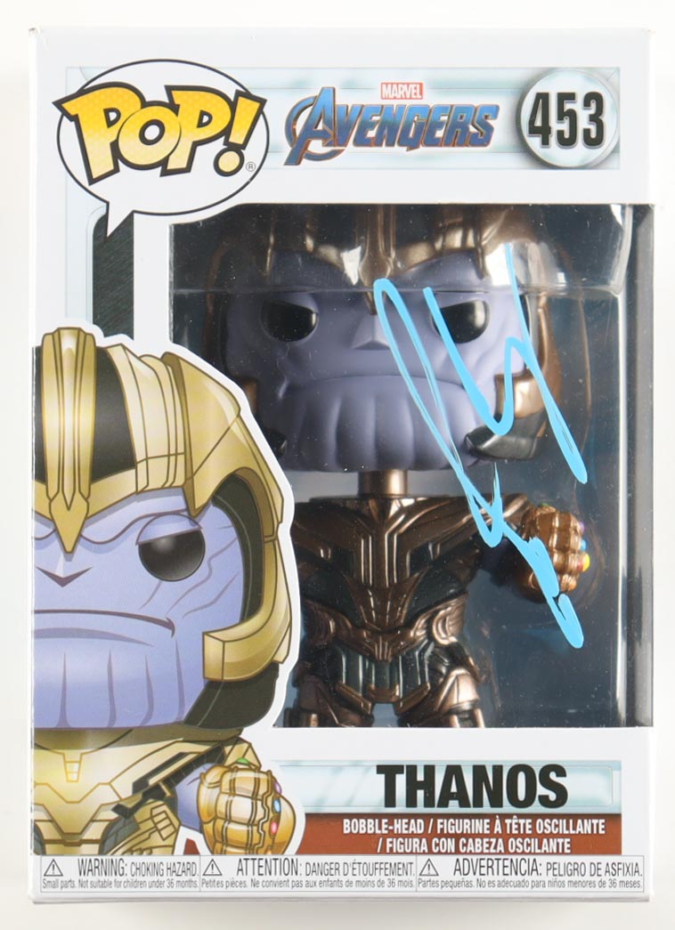 Josh Brolin Signed "Avengers" #453 Thanos Bobble-Head Funko Pop! Vinyl Figure (Beckett) at PristineAuction.com Josh Brolin Signed "Avengers" #453 Thanos Bobble-Head Funko Pop! Vinyl Figure (Beckett) at PristineAuction.com