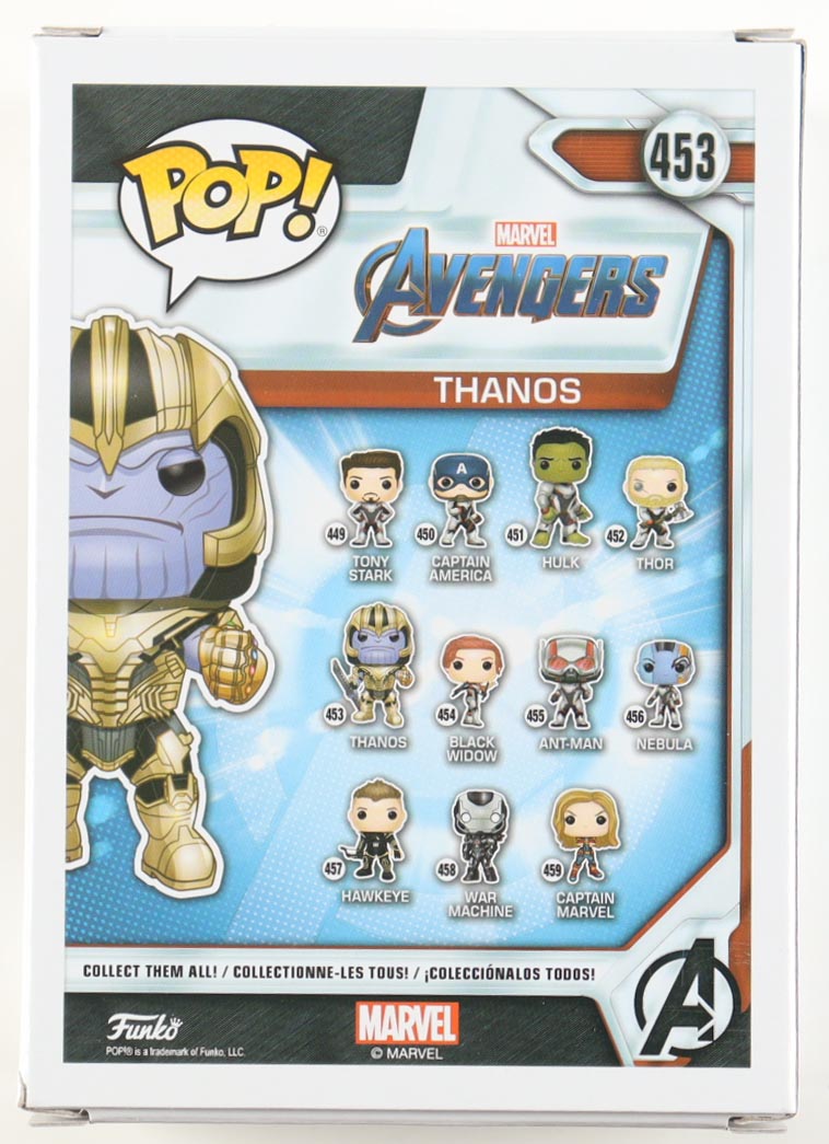 Josh Brolin Signed "Avengers" #453 Thanos Bobble-Head Funko Pop! Vinyl Figure (Beckett) at PristineAuction.com Josh Brolin Signed "Avengers" #453 Thanos Bobble-Head Funko Pop! Vinyl Figure (Beckett) at PristineAuction.com