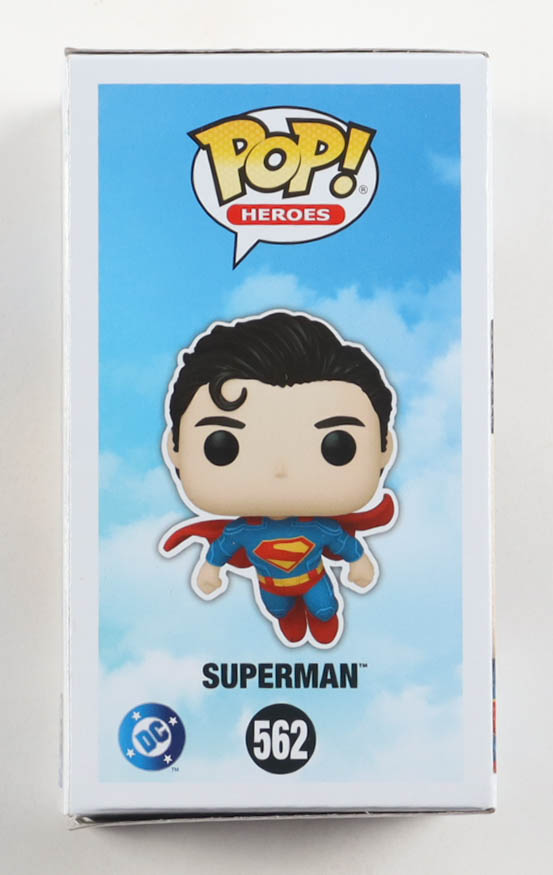 David Corenswet Signed "Superman" #562 Superman Funko Pop! Vinyl Figure (Beckett) at PristineAuction.com David Corenswet Signed "Superman" #562 Superman Funko Pop! Vinyl Figure (Beckett) at PristineAuction.com