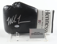 Mike Tyson Signed Hennessy Boxing Glove With Display Stand (PSA & Tyson) at PristineAuction.com