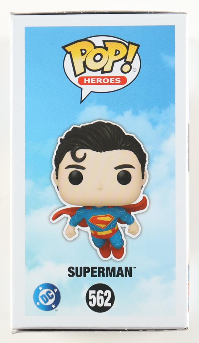 David Corenswet Signed "Superman" #562 Superman Funko Pop! Vinyl Figure (Beckett) at PristineAuction.com David Corenswet Signed "Superman" #562 Superman Funko Pop! Vinyl Figure (Beckett) at PristineAuction.com