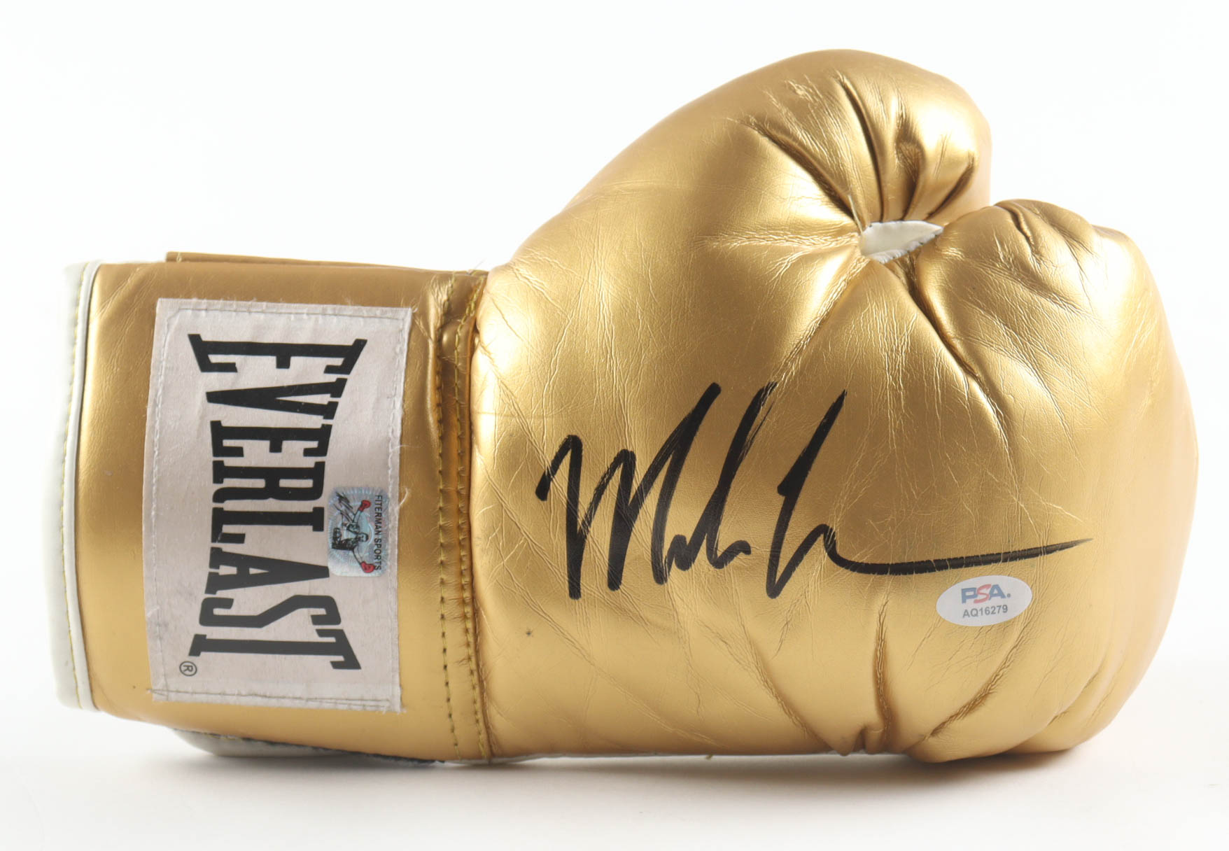 Mike Tyson Signed Everlast Boxing Glove With Display Stand (PSA & Tyson) at PristineAuction.com Mike Tyson Signed Everlast Boxing Glove With Display Stand (PSA & Tyson) at PristineAuction.com