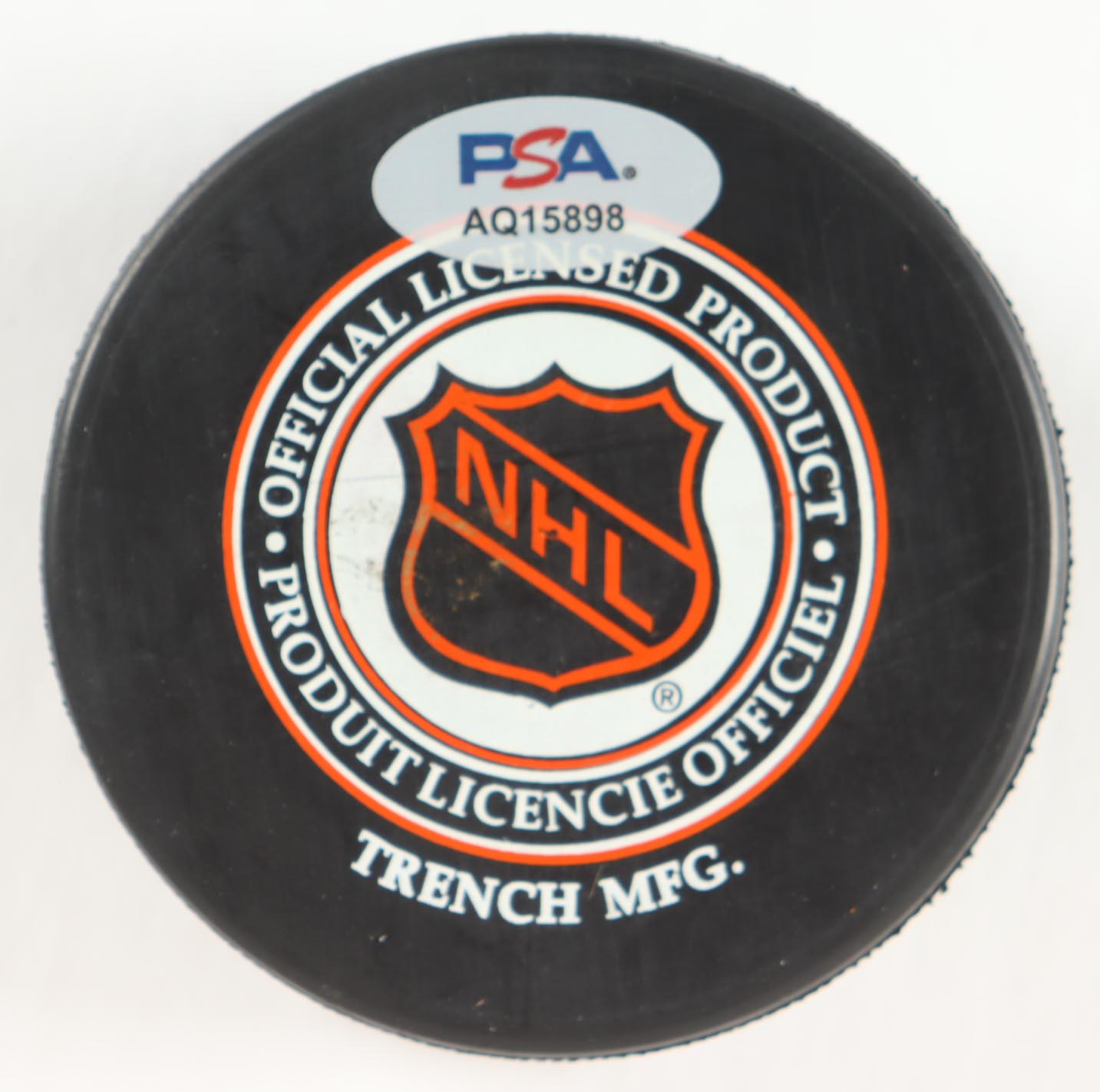 Alex Delvecchio, Gary Bergman & Dennis Hextall Signed Red Wings Logo Puck In Display Case (PSA) at PristineAuction.com Alex Delvecchio, Gary Bergman & Dennis Hextall Signed Red Wings Logo Puck In Display Case (PSA) at PristineAuction.com