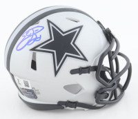 Emmitt Smith Signed Cowboys Rave Alternate Speed Mini Helmet (Beckett) at PristineAuction.com