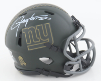 Lawrence Taylor Signed Giants Salute To Service Alternate Speed Mini Helmet (Beckett) at PristineAuction.com