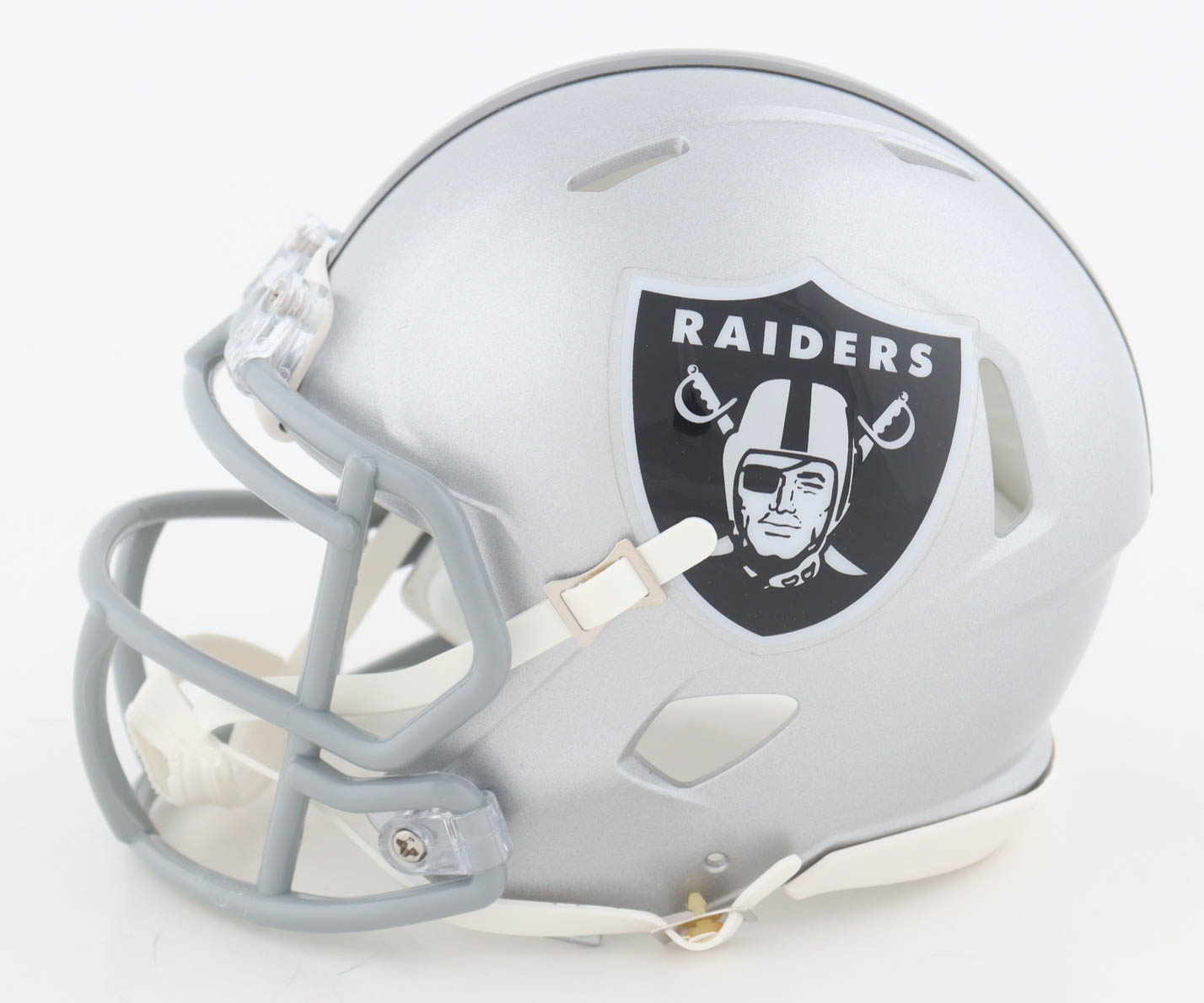 Ashton Jeanty Signed Raiders Speed Mini Helmet (Beckett) at PristineAuction.com Ashton Jeanty Signed Raiders Speed Mini Helmet (Beckett) at PristineAuction.com