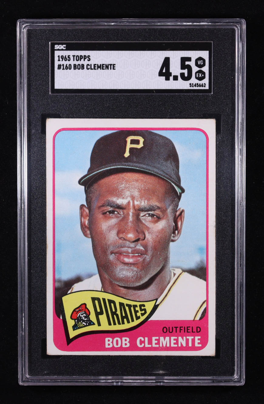 Bob Clemente 1965 Topps #160 (SGC 4.5) at PristineAuction.com Bob Clemente 1965 Topps #160 (SGC 4.5) at PristineAuction.com