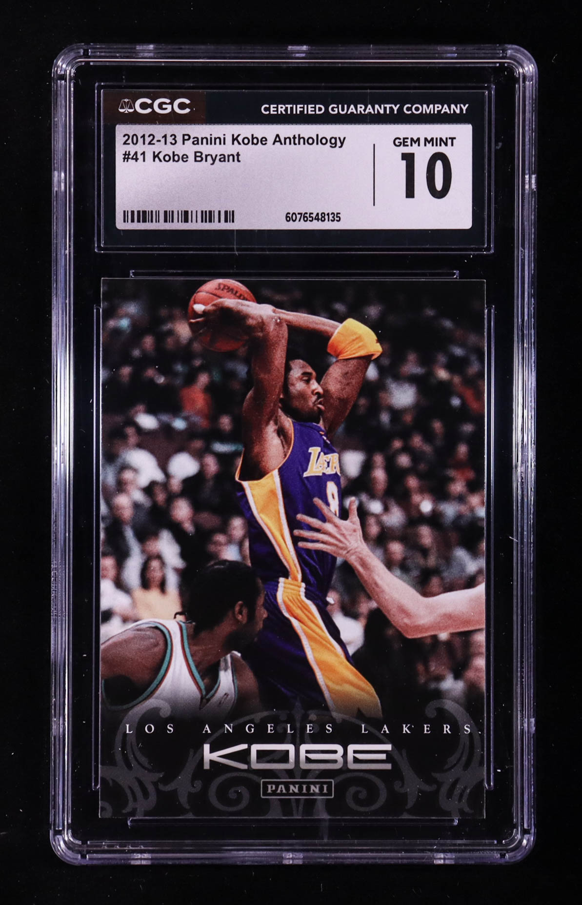 Kobe Bryant 2012-13 Panini Kobe Anthology #41 (CGC 10) at PristineAuction.com Kobe Bryant 2012-13 Panini Kobe Anthology #41 (CGC 10) at PristineAuction.com