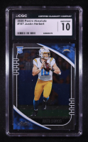 Justin Herbert 2020 Absolute #167 RC (CGC 10) at PristineAuction.com