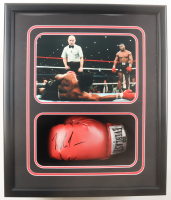 Mike Tyson Signed Custom Framed Shadowbox Everlast Boxing Glove Display (JSA & Tyson) at PristineAuction.com