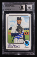 Aroldis Chapman Signed 2022 Topps Heritage #287 (BGS | Autograph Graded BGS 10) at PristineAuction.com