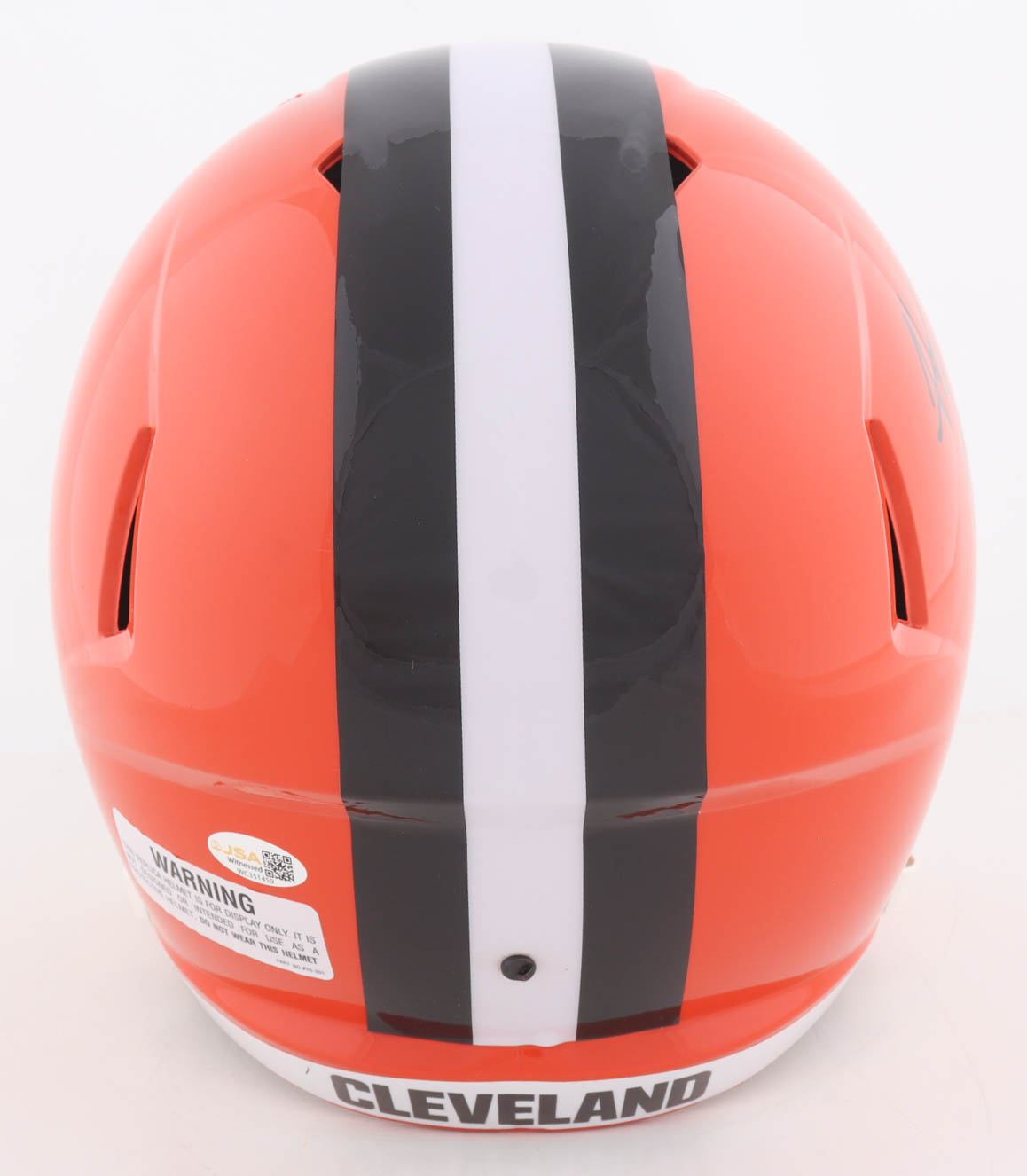 Harold Fannin Jr. Signed Browns Full-Size Speed Helmet Inscribed "Dawg Pound!" (JSA) at PristineAuction.com Harold Fannin Jr. Signed Browns Full-Size Speed Helmet Inscribed "Dawg Pound!" (JSA) at PristineAuction.com