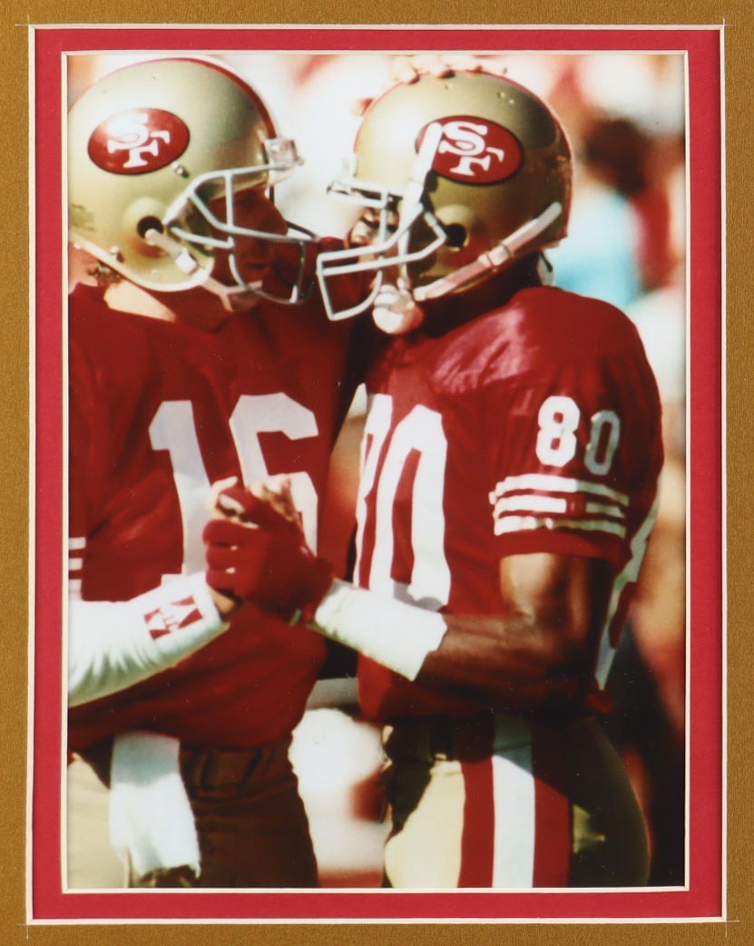 Jerry Rice Signed Custom Framed Cut Display with Jersey & 5x Champion Pin (PSA) at PristineAuction.com Jerry Rice Signed Custom Framed Cut Display with Jersey & 5x Champion Pin (PSA) at PristineAuction.com