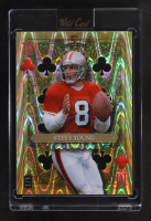 Steve Young 2024 Wild Card 5 Card Draw Stacked Deck Ten Of Clubs Gold Ray Wave #SDPC-SYN #1/1 at PristineAuction.com