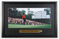 Tiger Woods "Two Wins at The Masters" Custom Framed Photo Display at PristineAuction.com