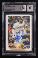 Fernando Tatis Jr. Signed 2023 Topps Series One #23 (BGS | Autograph Graded BGS 10) at PristineAuction.com
