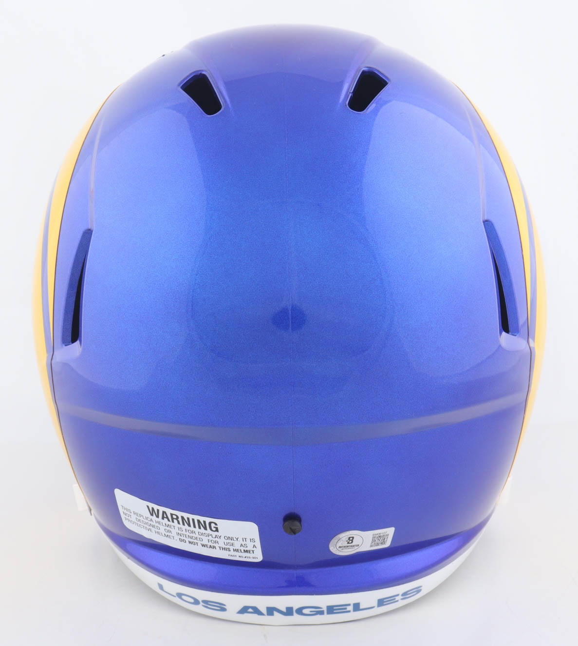 Kyren Williams Signed Rams Full-Size Flash Alternate Speed Helmet (Beckett) at PristineAuction.com Kyren Williams Signed Rams Full-Size Flash Alternate Speed Helmet (Beckett) at PristineAuction.com