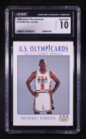 Michael Jordan 1992 Impel U.S. Olympic Hopefuls #12 BK (CGC 10) at PristineAuction.com