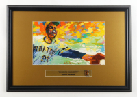 Roberto Clemente Pirates Custom Framed Art Print Display at PristineAuction.com