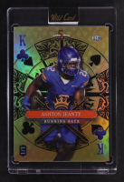 Ashton Jeanty 2024 Wild Card 5 Card Draw Stacked Deck King Of Clubs Gold Suits Rainbow Foil #SDPC-AJN #1/1 RC at PristineAuction.com