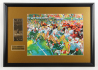"Joe Montana at the Super Bowl" Custom Framed Art Print Display at PristineAuction.com