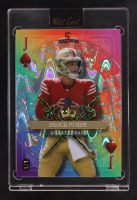 Brock Purdy 2024 Wild Card 5 Card Draw Stacked Deck Jack Of Spades Rainbow Ray Wave #SDPS-BPN #1/1 at PristineAuction.com